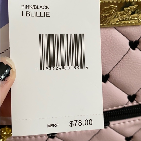 Betsy Johnson Backpack and Pouch - Picture 3 of 10